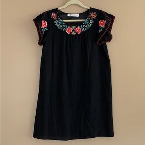 Impeccable Pig Embroidered Dress